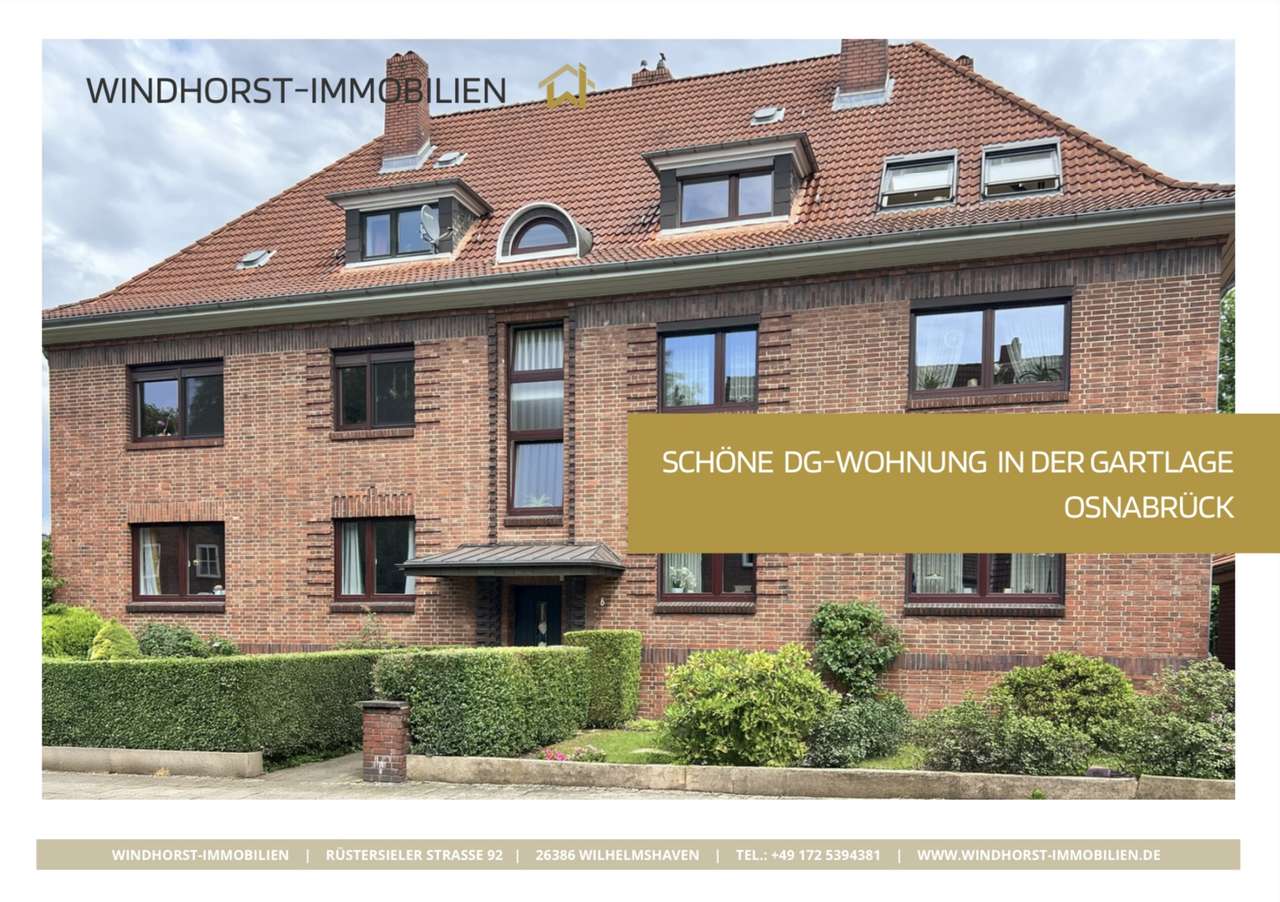 SCHÖNE DG-WOHNUNG in OSNABRÜCK